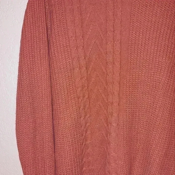 Main Strip Sweater Rust Orange Size Medium - Picture 5 of 7